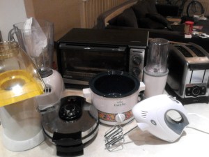 some of the appliances that are in my apt right now