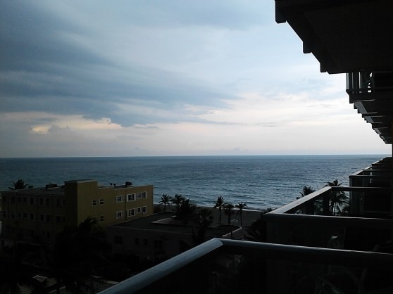 hollywood beach view from window